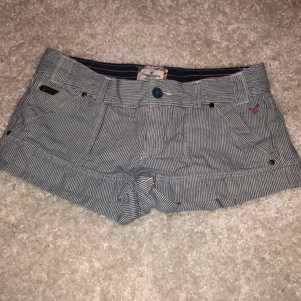 American Eagle Stripped Shorts
